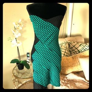 Green and Black Dress 👗